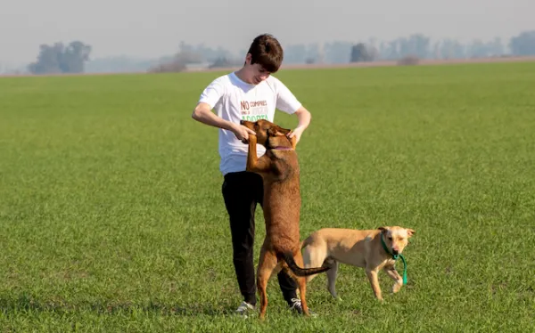 A photo of me with Lila and Limón